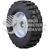 RD45S RUEDA SOLIDA PARA DIABLO CON BALERO SENCILLO 30 KG, 4-1/2" SURTEK
