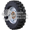 RD6S RUEDA SOLIDA PARA DIABLO CON BALERO SENCILLO 50 KG, 6" SURTEK