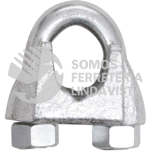 PER4 PERRO DE HIERRO MALEABLE PARA CABLE DE ACERO 5/16\" SURTEK