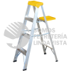 ET3 ESCALERA DE TIJERA TIPO 3 DE ALUMINIO Y TAPA PLASTICA CON 3 PELDAÑOS SURTEK