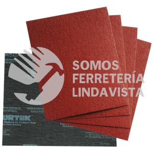 LER120 LIJA ROJA PARA ESMERIL, GRANO 120 SURTEK
