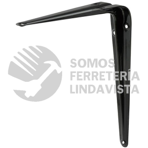 137799 MENSULA COLOR NEGRO 8 X 10" SURTEK