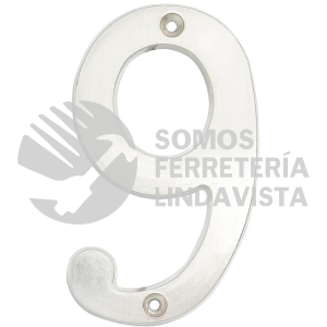 L6809CS NUMERO 9 SLIM 4" NIQUEL SATINADO LOCK