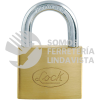 L22S38ELBB CANDADO DE ACERO CORTO 38 MM, ACABADO LATONADO, LLAVE ESTANDAR LOCK