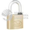 L20S50TB CANDADO DE LATON CORTO 50 MM, LLAVE TETRA LOCK