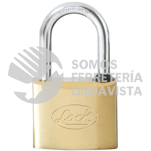 L20L40EB CANDADO DE LATON LARGO 40 MM, LLAVE ESTANDAR LOCK