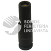 7714HM DADO DE IMPACTO LARGO CON IMAN CUADRO DE 3/8", 6 PUNTAS, EN PULGADAS, 7/16" URREA