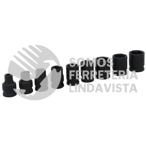 72102 JUEGO DE DADOS DE IMPACTO CUADRO DE 3/8", 6 PUNTAS, EN PULGADAS, 9 PIEZAS URREA