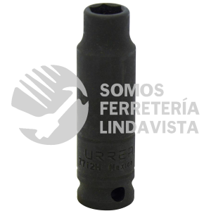 7712H DADO DE IMPACTO LARGO CUADRO DE 3/8", 6 PUNTAS, EN PULGADAS, 3/8" URREA
