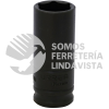 7024M DADO DE IMPACTO LARGO CUADRO DE 3/8", 6 PUNTAS, METRICO, 24 MM URREA