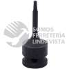 729010W DADO DE IMPACTO CON PUNTA TORX CUADRO DE 3/8", T10 URREA
