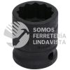 7438 DADO DE IMPACTO CUADRO DE 1/2", 12 PUNTAS, EN PULGADAS, 1-3/16" URREA