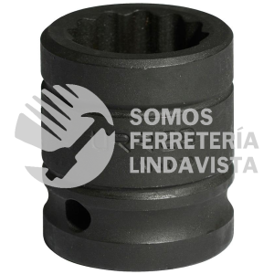 7416MT DADO DE IMPACTO CUADRO DE 1/2", 12 PUNTAS, METRICO, 16 MM URREA