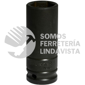 7318M DADO DE IMPACTO LARGO CUADRO DE 1/2", 6 PUNTAS, METRICO, 18 MM URREA