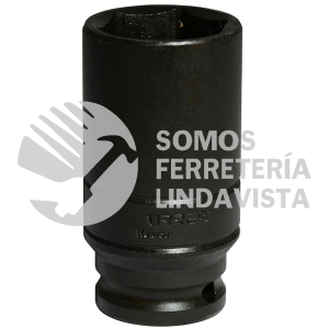 7328M DADO DE IMPACTO LARGO CUADRO DE 1/2", 6 PUNTAS, METRICO, 28 MM URREA