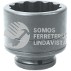 7534T DADO DE IMPACTO CUADRO DE 3/4", 12 PUNTAS, EN PULGADAS, 2-1/8" URREA