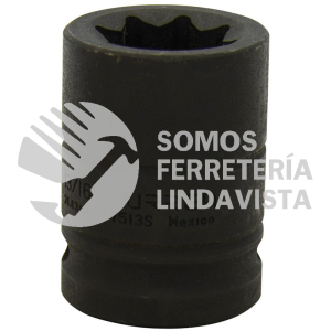 7513S DADO DE IMPACTO CUADRO DE 3/4", 8 PUNTAS, EN PULGADAS, 13/16" URREA