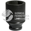 7532L DADO DE IMPACTO LARGO CUADRO DE 3/4", 6 PUNTAS, EN PULGADAS, 2" URREA