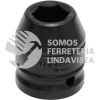 7522M DADO DE IMPACTO CUADRO DE 3/4", 6 PUNTAS, METRICO, 22 MM URREA