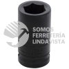 7525ML DADO DE IMPACTO LARGO CUADRO DE 3/4", 6 PUNTAS, METRICO, 25 MM URREA