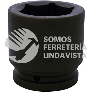15038 DADO DE IMPACTO CUADRO DE 1-1/2", 6 PUNTAS, EN PULGADAS, 2-3/8" URREA