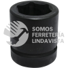 25050 DADO DE IMPACTO CUADRO DE 1-1/2", 6 PUNTAS, EN PULGADAS, 3-1/8" URREA