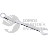 1206M LLAVE COMBINADA PULIDO ESPEJO METRICA, 12 PUNTAS, 6 MM URREA