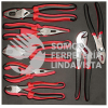 CH212 JUEGO DE 7 PINZAS BIMATERIAL 259GHL, 268GX, 207GI,2292GX, 226GX, 278G, 240G, CON BANDEJA EVA URREA