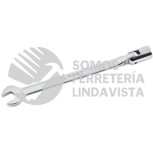 1270-10M LLAVE COMBINADA FLEXIBLE PULIDO ESPEJO METRICA, 12 PUNTAS, 10 MM URREA