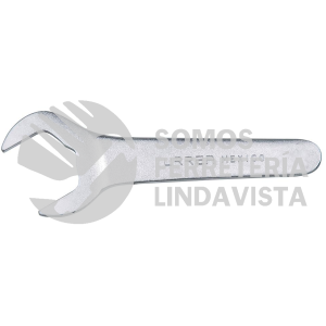 U3537M LLAVE DE SERVICIO SATINADA METRICA, 37 MM URREA