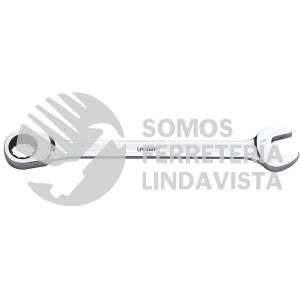 1219MCM LLAVE COMBINADA PULIDO ESPEJO DE MATRACA METRICA, 12 PUNTAS, 19 MM URREA