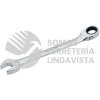 1216CMR LLAVE COMBINADA PULIDO ESPEJO DE MATRACA SPLINE REVERSIBLE EN PULGADAS, 1/2" URREA