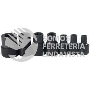 4752E JUEGO DE DADOS TORX HEMBRA CUADRO DE 1/4" Y 3/8", 7 PIEZAS URREA