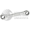 1182 LLAVE DE ESTRIAS PULIDO ESPEJO ACODADA DE MATRACA EN PULGADAS, 12 PUNTAS, 3/8" X 7/16" URREA