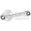 1181M LLAVE DE ESTRIAS PULIDO ESPEJO ACODADA DE MATRACA METRICA, 6 PUNTAS, 7 X 8 MM URREA