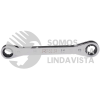 1193 LLAVE DE ESTRIAS PULIDO ESPEJO PLANA DE MATRACA EN PULGADAS, 12 PUNTAS, 1/2" X 9/16" URREA