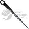2616HL LLAVE ACODADA DE ALTA PALANCA FOSFATIZADA CON COLA EN PULGADAS, 12 PUNTAS, 1" URREA