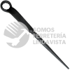 2617HL LLAVE ACODADA DE ALTA PALANCA FOSFATIZADA CON COLA EN PULGADAS, 12 PUNTAS, 1-1/16" URREA
