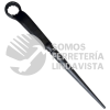 2626HL LLAVE ACODADA DE ALTA PALANCA FOSFATIZADA CON COLA EN PULGADAS, 12 PUNTAS, 1-5/8" URREA