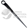 2627HL LLAVE ACODADA DE ALTA PALANCA FOSFATIZADA CON COLA EN PULGADAS, 12 PUNTAS, 1-11/16" URREA