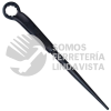 2625MHL LLAVE ACODADA DE ALTA PALANCA FOSFATIZADA CON COLA EN METRICA, 12 PUNTAS, 25 MM URREA