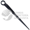 2628MHL LLAVE ACODADA DE ALTA PALANCA FOSFATIZADA CON COLA EN METRICA, 12 PUNTAS, 28 MM URREA