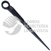 2634MHL LLAVE ACODADA DE ALTA PALANCA FOSFATIZADA CON COLA EN METRICA, 12 PUNTAS, 34 MM URREA