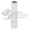 4708L DADO LARGO CUADRO DE 1/4", 6 PUNTAS, EN PULGADAS, 1/4" URREA