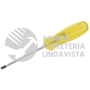 9633 DESTORNILLADOR CON MANGO AMBAR, PUNTA CABINET BARRA REDONDA 3/16" X 5" URREA