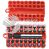61927 JUEGO COMBINADO DE PUNTAS HEXAGONO DE 1/4" CON ADAPTADOR MAGNETICO, 37 PIEZAS URREA