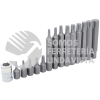 J230 JUEGO DE PUNTAS TORX HEXAGONO DE 3/8" CON ADAPTADOR, 15 PIEZAS URREA