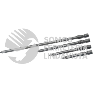 12004X PUNTA PHILLIPS DE PODER HEXAGONO DE 1/4", #2 X 1-15/16" URREA