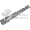 10108X PUNTA DE CAJA DE PODER METRICA HEXAGONO DE 1/4", 8MM X 1-3/4" URREA