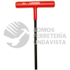 46409GP LLAVE HEXAGONAL CORTA TIPO "T" ERGONOMICA EN PULGADAS, 9/64" URREA